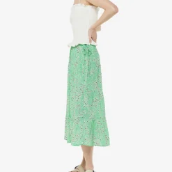 Whistles Daisy Meadow Floral-print Woven Midi Skirt -Outlet Pique Style Store R04181218 MULTICOLOURED ALT01