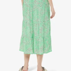 Whistles Daisy Meadow Floral-print Woven Midi Skirt -Outlet Pique Style Store R04181218 MULTICOLOURED ALT03