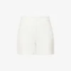 ME AND EM Mid-rise Centre-crease Cotton-blend Shorts
