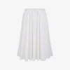 Cora Self-tie Stretch-woven Midi Skirt