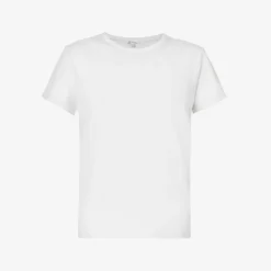 Carly Short-sleeved Organic-cotton Top