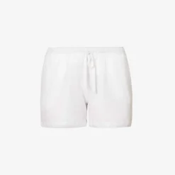 Casey Drawstring-waist Organic-cotton Shorts