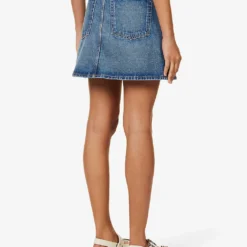 Acne Studios High-rise Distressed Denim Mini Skirt 9 Acne Studios High-rise Distressed Denim Mini Skirt -Outlet Pique Style Store R04185162 MIDBLUE ALT03