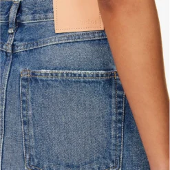Acne Studios High-rise Distressed Denim Mini Skirt 10 Acne Studios High-rise Distressed Denim Mini Skirt -Outlet Pique Style Store R04185162 MIDBLUE ALT04