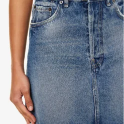 Acne Studios High-rise Distressed Denim Mini Skirt 11 Acne Studios High-rise Distressed Denim Mini Skirt -Outlet Pique Style Store R04185162 MIDBLUE ALT05