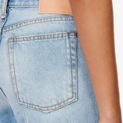 Acne Studios Mece Straight-leg High-rise Vintage-wash Jeans -Outlet Pique Style Store R04185164 LIGHTBLUE ALT05