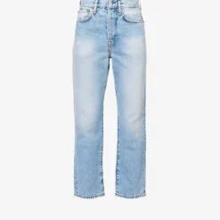 Acne Studios Mece Straight-leg High-rise Vintage-wash Jeans