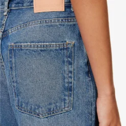 Acne Studios 2022 Wide-leg High-rise Relaxed-fit Jeans -Outlet Pique Style Store R04185165 MIDBLUE ALT05