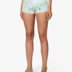 Flora Patterned Regular-fit Stretch-woven Shorts -Outlet Pique Style Store R04185234 MULTI ALT02