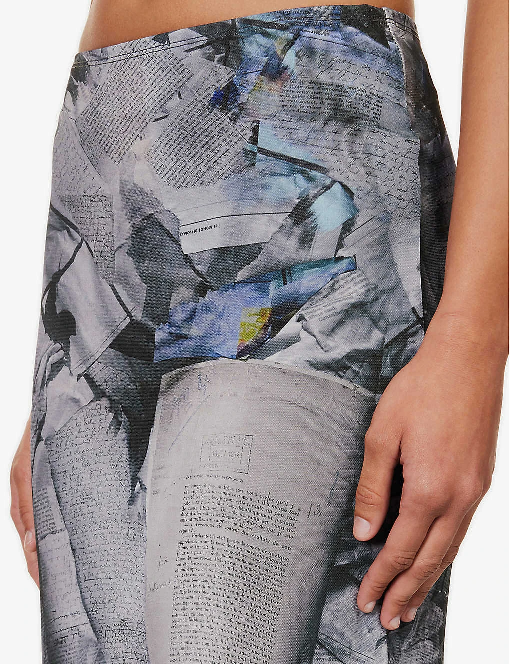 Vero Graphic-print Stretch-woven Midi Skirt 5 Vero Graphic-print Stretch-woven Midi Skirt - Image 5