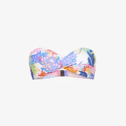 Seafolly Under The Sea Recycled-nylon-blend Bikini Top