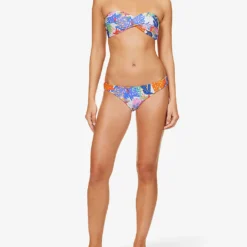Seafolly Under The Sea Recycled-nylon-blend Bikini Bottoms -Outlet Pique Style Store R04185687 WHITE ALT01