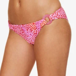 Seafolly Sea Skin Graphic-print Recycled-nylon-blend Bikini Bottoms -Outlet Pique Style Store R04185695 FUCHSIAROSE ALT02