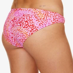 Seafolly Sea Skin Graphic-print Recycled-nylon-blend Bikini Bottoms -Outlet Pique Style Store R04185695 FUCHSIAROSE ALT03