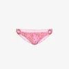 Seafolly Sea Skin Graphic-print Recycled-nylon-blend Bikini Bottoms