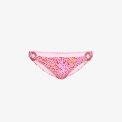 Seafolly Sea Skin Graphic-print Recycled-nylon-blend Bikini Bottoms