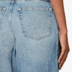 Madison Asymmetric-waistband Wide-leg High-rise Jeans -Outlet Pique Style Store R04185907 LUCA ALT05