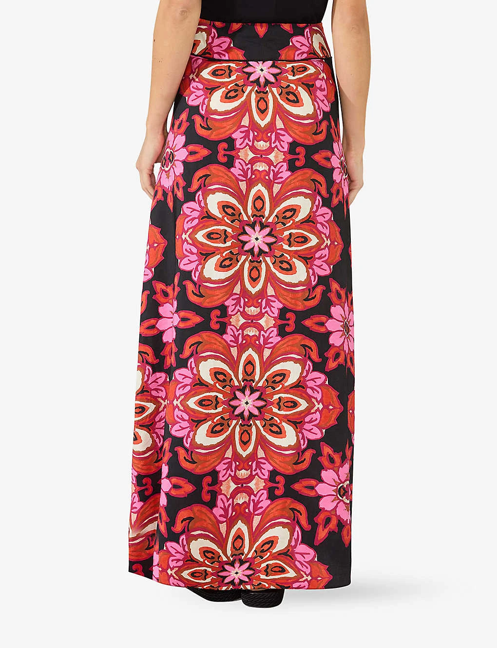 Moroccan Rose Printed Skirt 3 Moroccan Rose Printed Skirt - Image 3