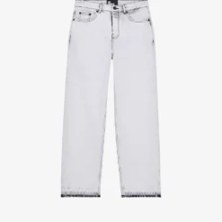 THE KOOPLES Straight-leg Mid-rise Distressed Jeans