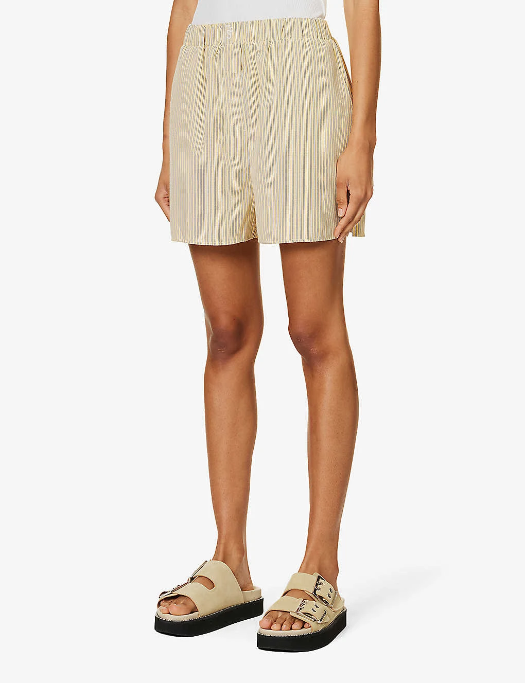 Lui Striped Woven Shorts 3 Lui Striped Woven Shorts - Image 3