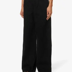 Taylor Pleated Wide-leg Relaxed-fit Denim Jeans -Outlet Pique Style Store R04186799 SHADOWRIDGE ALT02