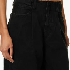 Taylor Pleated Wide-leg Relaxed-fit Denim Jeans -Outlet Pique Style Store R04186799 SHADOWRIDGE ALT04