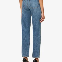 London Straight-leg Mid-rise Jeans -Outlet Pique Style Store R04186802 SALVATIONLAKE ALT03