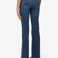 Sophie Flared-leg Mid-rise Cotton-blend Jeans -Outlet Pique Style Store R04186804 GREENSTONESEVEN ALT03
