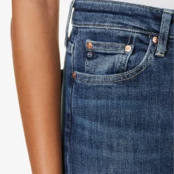 Sophie Flared-leg Mid-rise Cotton-blend Jeans -Outlet Pique Style Store R04186804 GREENSTONESEVEN ALT04