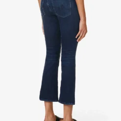 Jodi Crop Flared-leg High-rise Cotton-blend Jeans -Outlet Pique Style Store R04186806 5YEARSOVERNIGHT ALT03