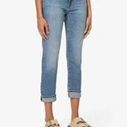 Ex-Boyfriend Tapered-leg Mid-rise Cotton-blend Jeans -Outlet Pique Style Store R04186807 15YEARSLAGUNE ALT02