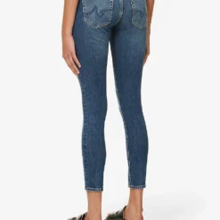 Legging Ankle Slim-leg Mid-rise Cotton-blend Jeans -Outlet Pique Style Store R04186810 DEEPDIVE ALT03