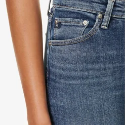 Legging Ankle Slim-leg Mid-rise Cotton-blend Jeans -Outlet Pique Style Store R04186810 DEEPDIVE ALT04