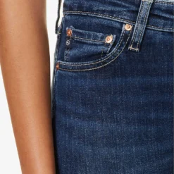 Mari Straight-leg High-rise Cotton-blend Jeans -Outlet Pique Style Store R04186814 MIDNIGHTTOKYO ALT04