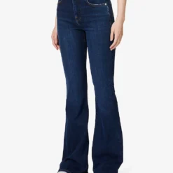 FRAME Le Double High Flare Stretch-denim Jeans -Outlet Pique Style Store R04187445 MAJESTY ALT02