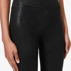 FRAME The Jetset Flared High-rise Stretch-denim Jeans 9 FRAME The Jetset Flared High-rise Stretch-denim Jeans -Outlet Pique Style Store R04187453 NOIRCOATED ALT04