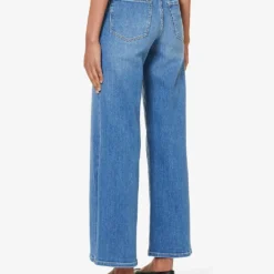 FRAME Le Palazzo Wide-leg Slim-fit Stretch-denim Jeans -Outlet Pique Style Store R04187456 DRIZZLE ALT03