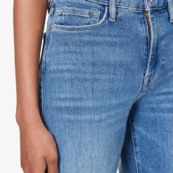 FRAME Le Palazzo Wide-leg Slim-fit Stretch-denim Jeans -Outlet Pique Style Store R04187456 DRIZZLE ALT04