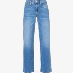 FRAME Le Palazzo Wide-leg Slim-fit Stretch-denim Jeans