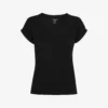 Whistles Willa V-neck Organic-cotton T-shirt