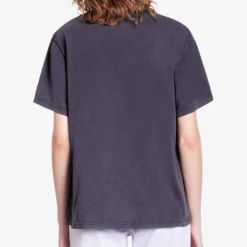 THE KOOPLES Graphic-print Short-sleeve Cotton T-shirt -Outlet Pique Style Store R04187708 BLACKWASHED ALT03