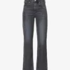 Isabel Marant Etoile Belvira Faded-wash Flared-leg High-rise Woven Jeans