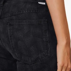 Isabel Marant Etoile Sulanoa Raw-hem Straight-leg Mid-rise Denim Jeans -Outlet Pique Style Store R04188814 FADEDBLACK ALT04