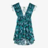 Ted Baker Aimeeii Plunge-neck Woven Mini Cover-up