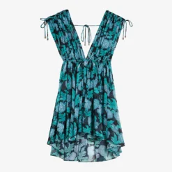 Ted Baker Aimeeii Plunge-neck Woven Mini Cover-up