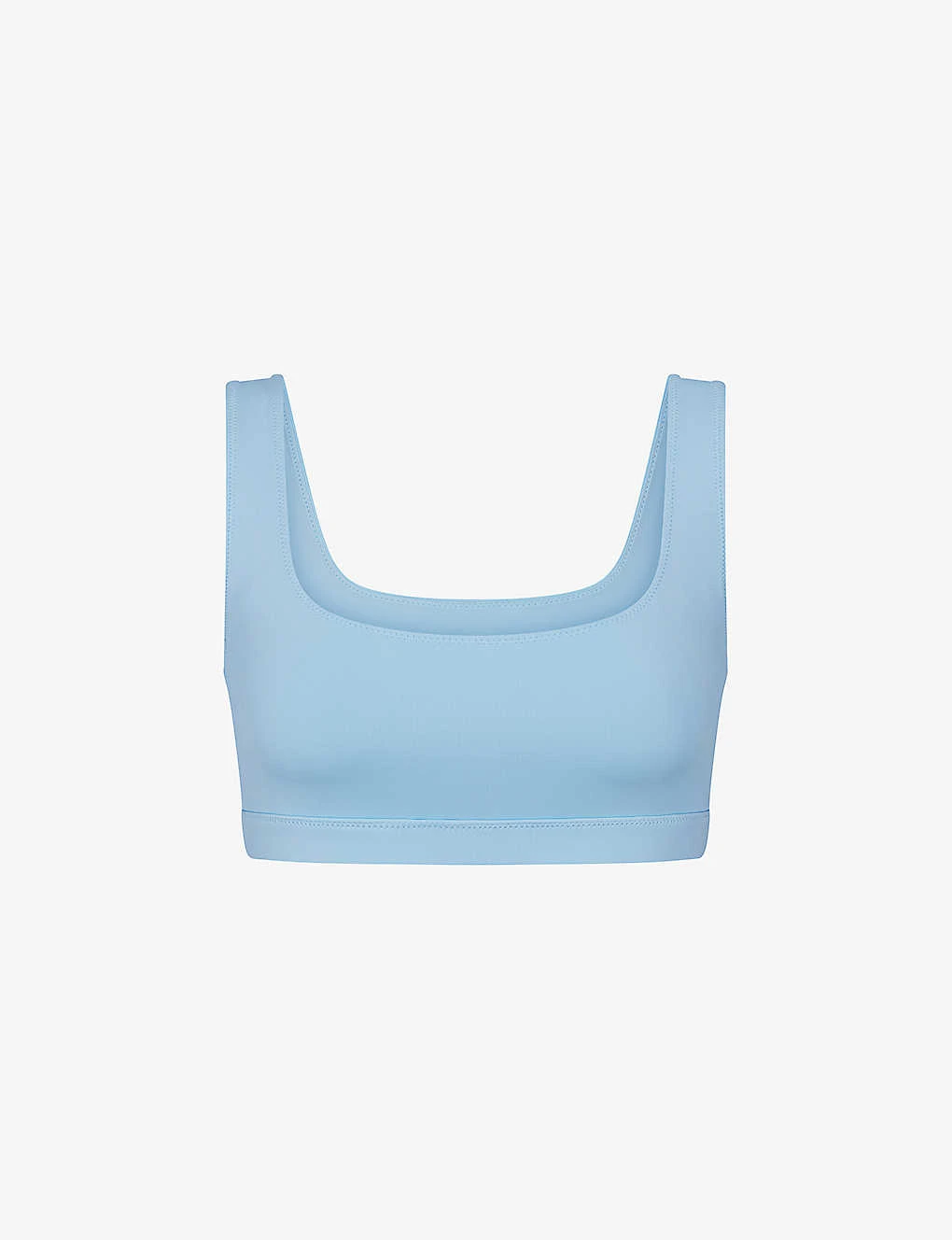 Scoop-neck Recycled Stretch-nylon Bikini Top 1 Scoop-neck Recycled Stretch-nylon Bikini Top