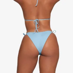 Triangle Recycled Stretch-nylon Bikini Top 7 Triangle Recycled Stretch-nylon Bikini Top -Outlet Pique Style Store R04189617 IRISBLUE ALT03