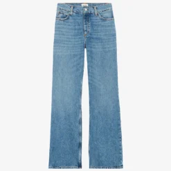 CLAUDIE PIERLOT Planete Straight-leg Mid-rise Jeans