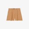 CLAUDIE PIERLOT Eden Pleated Stretch-woven Shorts