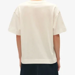 CLAUDIE PIERLOT Logo-print Short-sleeve Cotton T-shirt -Outlet Pique Style Store R04189930 NATURELS ALT03